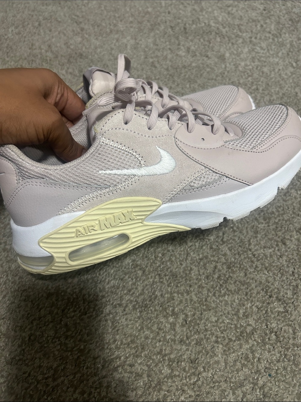 Nike Women’s Sneakers in Taupe and Cream